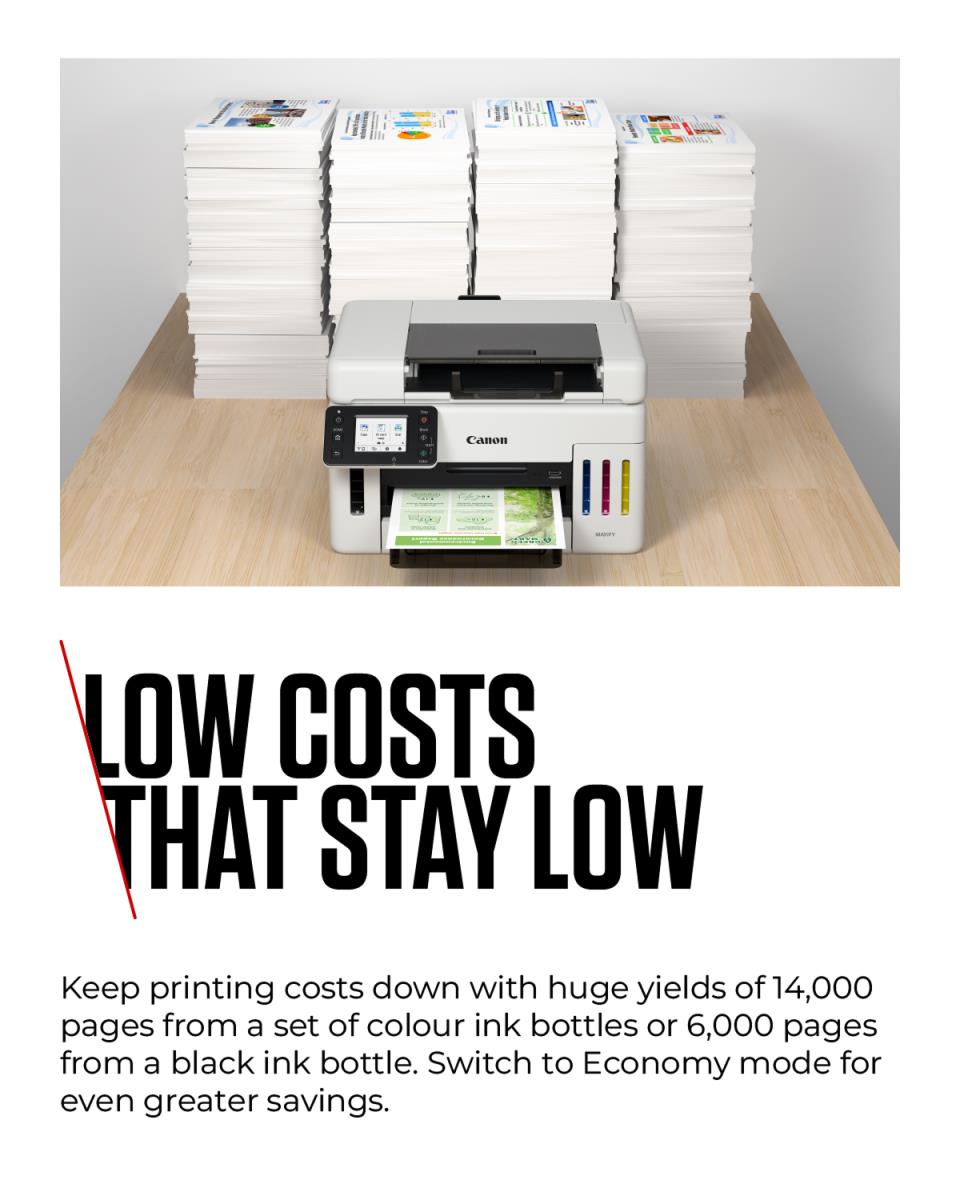 CANON Maxify Gx6550 - Multifunction Printer - Inkjet - A4 - Wi-Fi - White
