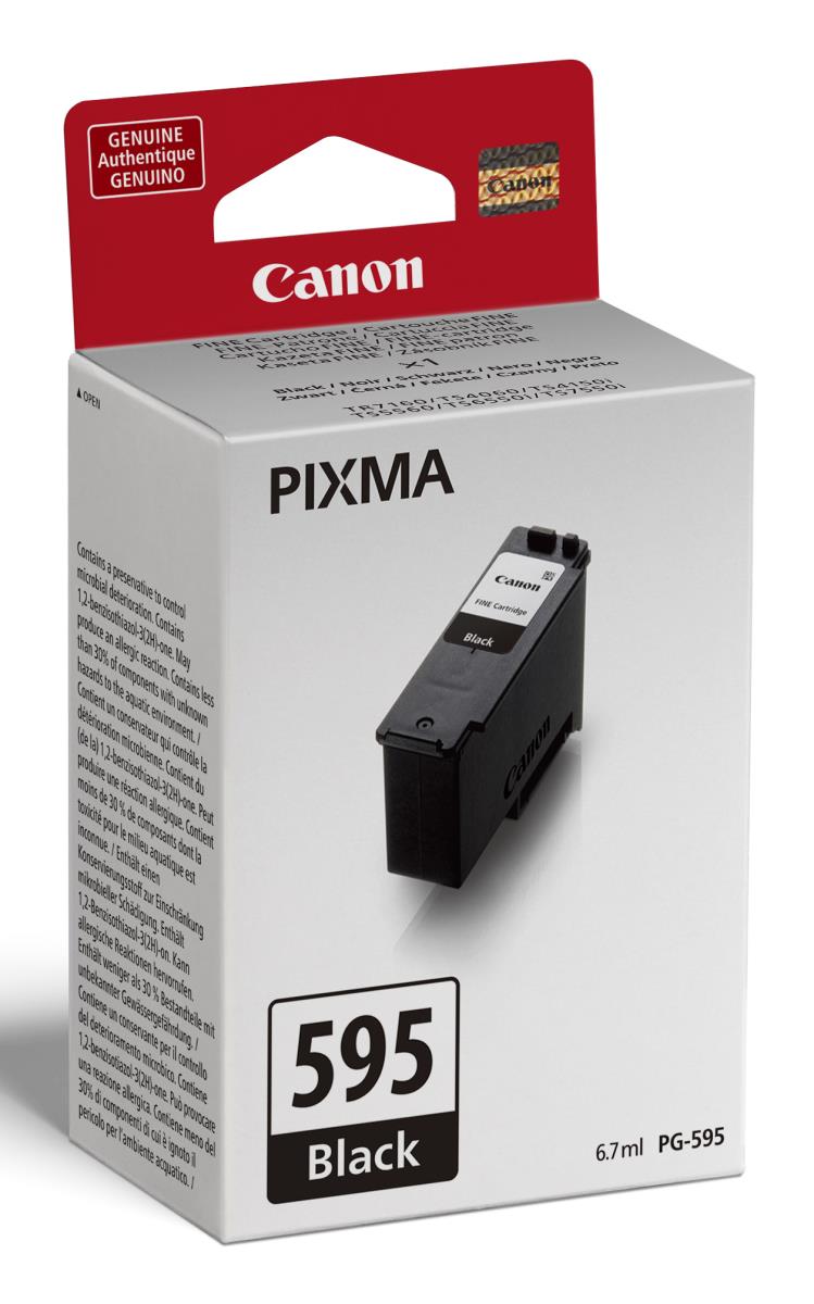 CANON Ink Cartridge - Pg-595 - Standard Capacity 6.7ml - 180 Pages - Black