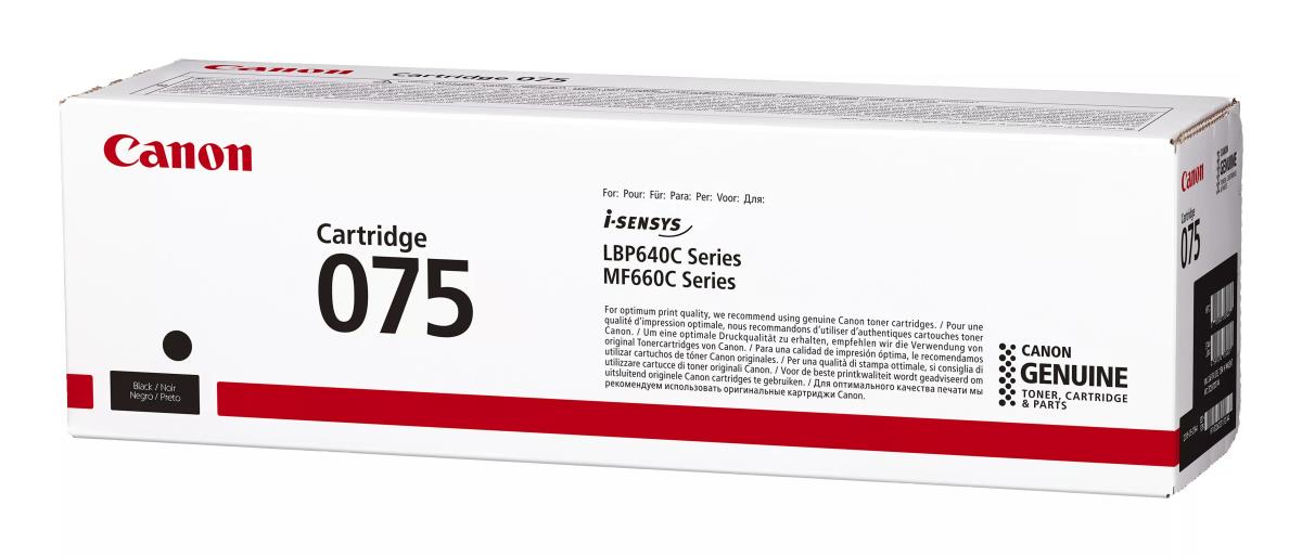 CANON Toner Cartridge - 075 - Standard Capacity - 1400 Pages - Black