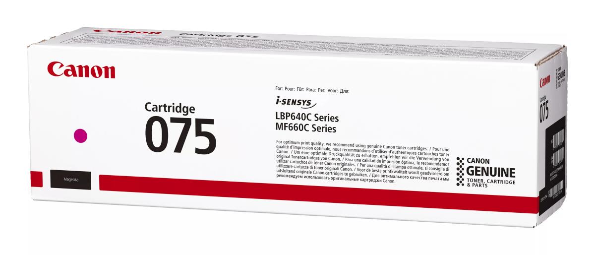CANON Toner Cartridge - 075 - Standard Capacity - 1300 Pages - Magenta