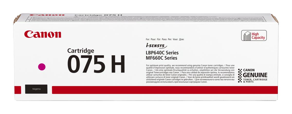 CANON Toner Cartridge - 075h - High Capacity - 2500 Pages - Magenta