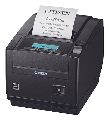 CITIZEN Ct-s851III - Receipt Printer - Direct Thermal - 82.5mm - USB-b - Black With Cutter