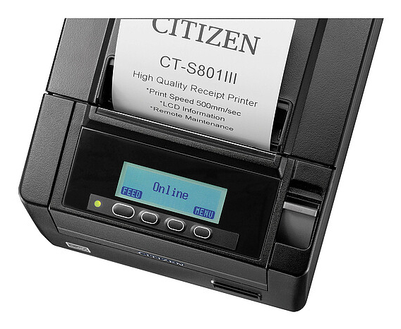 CITIZEN Ct-s851III - Receipt Printer - Direct Thermal - 82.5mm - USB-b - Black With Cutter
