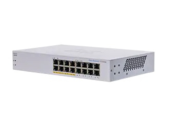 CISCO Business 110 Series Unmanaged Switch - 16-port Ge Partial Poe