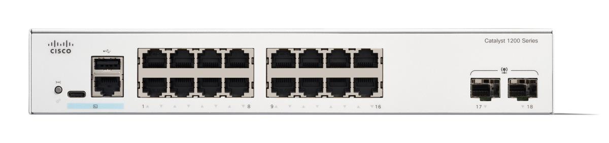 CISCO Catalyst 1200 16-port Ge 2x1g Sfp