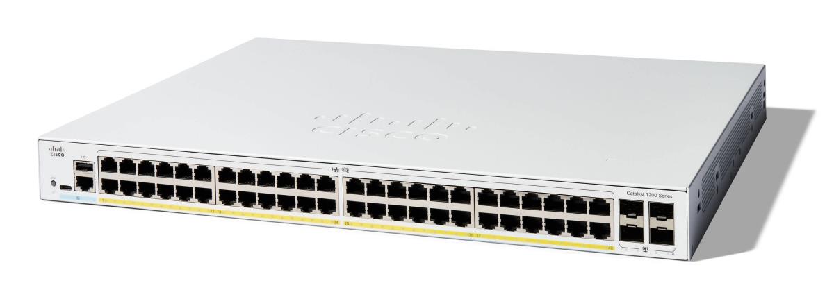 CISCO Catalyst 1200 48-port Ge Poe 4x1g Sfp