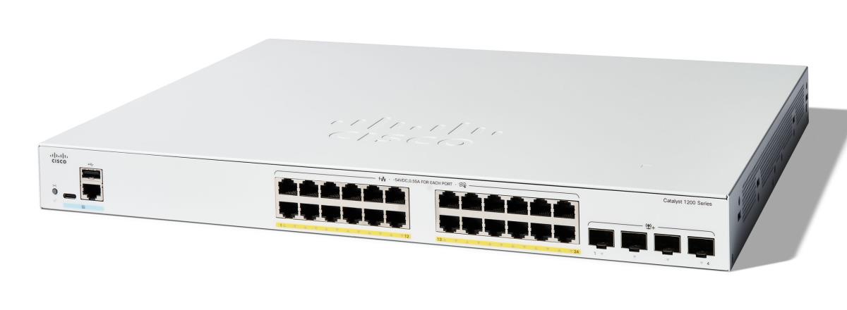 CISCO Catalyst 1200 24-port Ge Full Poe 4x10g Sfp+