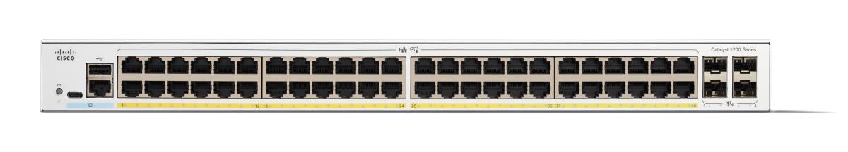 CISCO Catalyst 1200 48-port Ge Poe 4x10g Sfp+