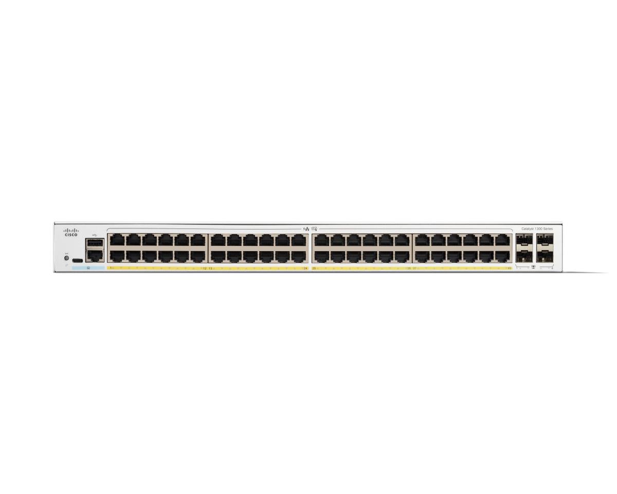 CISCO Catalyst 1300 48-port Ge Poe 4x1g Sfp