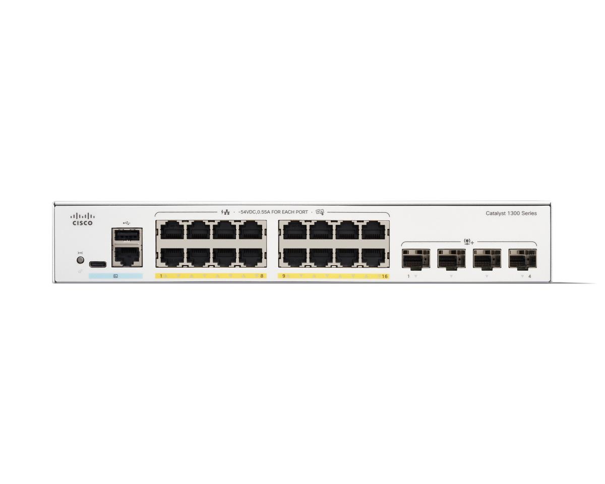 CISCO Catalyst 1300 16-port Ge Poe 4x10g Sfp+