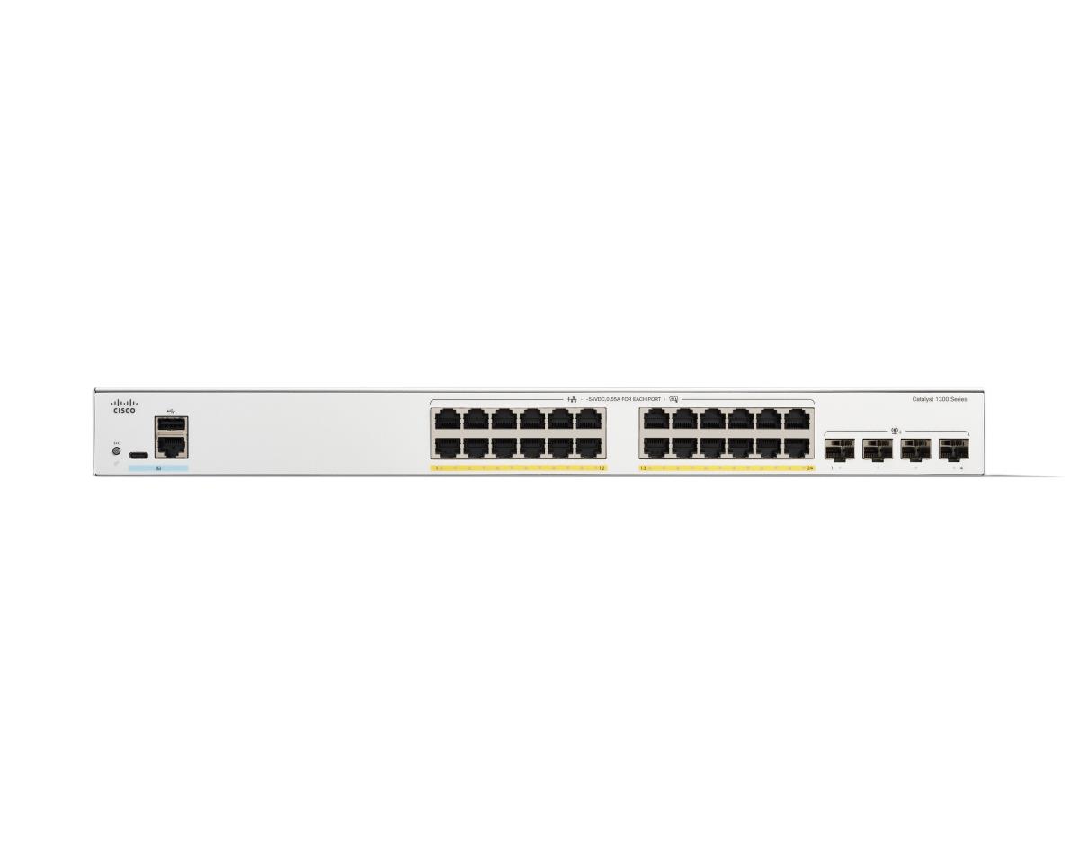 CISCO Catalyst 1300 24-port Ge Poe 4x10g Sfp+