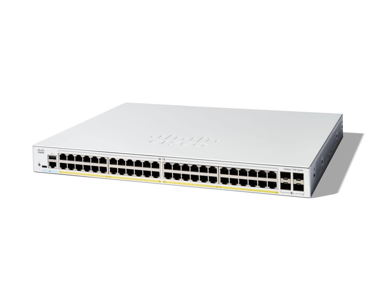CISCO Catalyst 1300 48-port Ge Poe 4x10g Sfp+