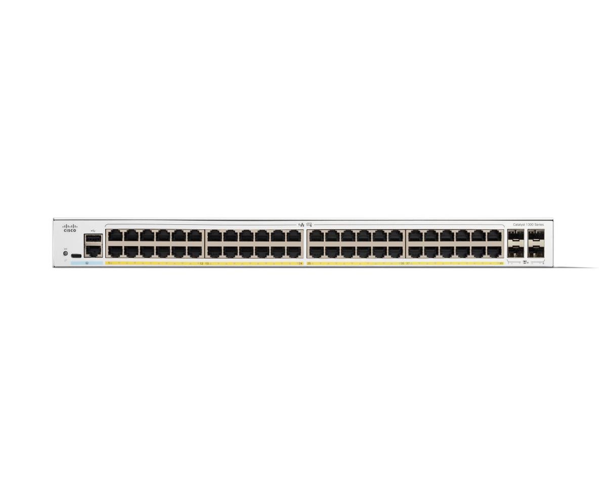 CISCO Catalyst 1300 48-port Ge Poe 4x10g Sfp+