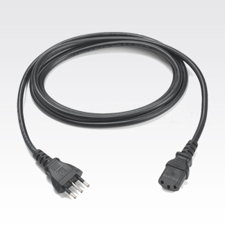 ZEBRA Ac Line Cord 1.8m Grounded Cie 23-16 Plug Italy