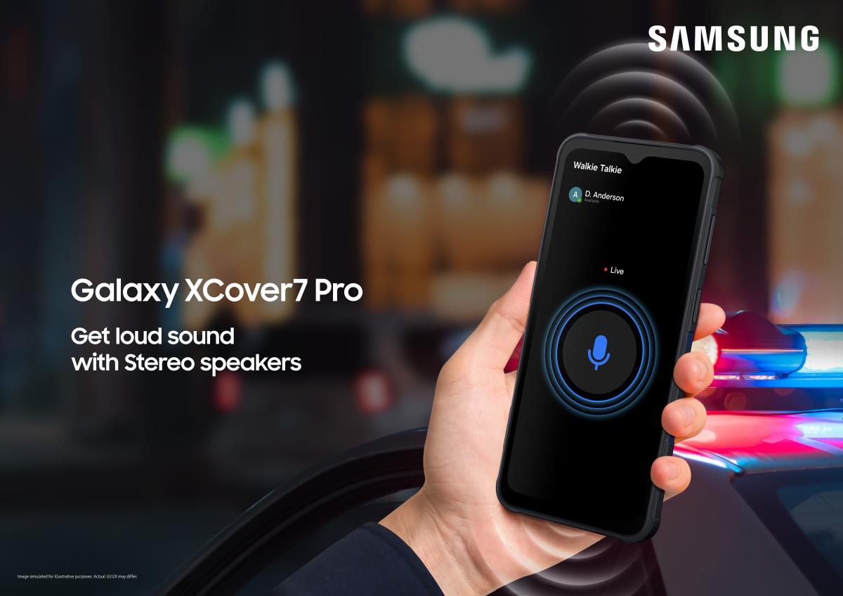 SAMSUNG Galaxy Xcover 7 Pro G766 - Black - 6GB Ram 128GB - 5g - 6.6in Enterprise Edition