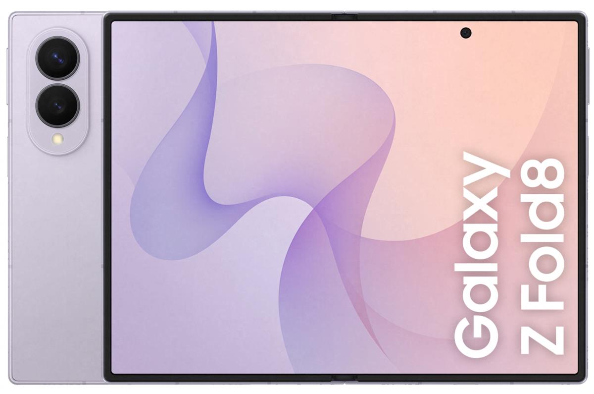 SAMSUNG Galaxy Z Fold 8 F971 - Lavender - Dual Sim - 12GB 512GB - 5g - 7.6in