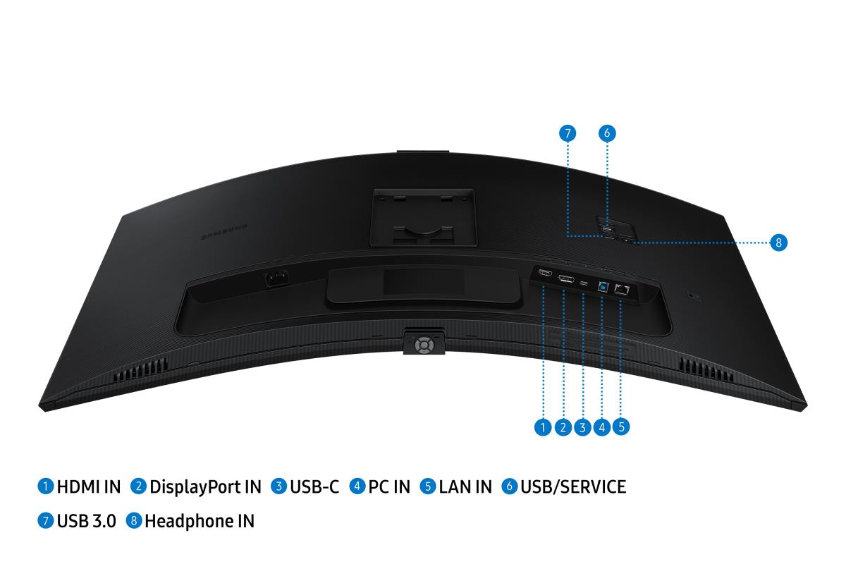 SAMSUNG Curved Desktop USB-c Monitor- S34c652vau - 34in - 3440x1440