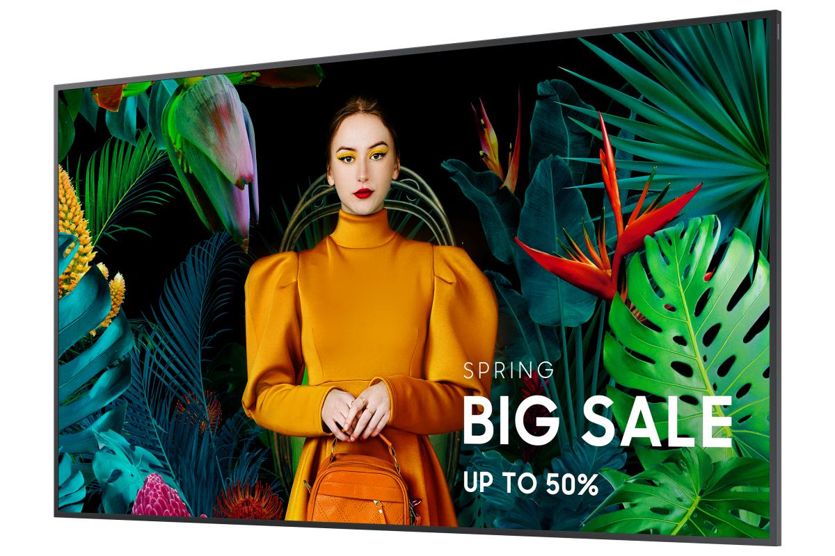SAMSUNG Large Format Monitor - Qb43c - 43in - 3840 X 2160 - 4k Uhd