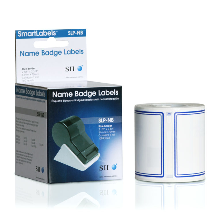 SEIKO Smart Label Printer Pro/200/220/240 - Name Badge Labels 54x70mm 160 Labels