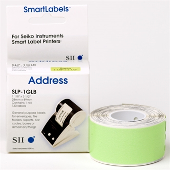 SEIKO Label Green Slp-1glb 28x89mm 130 Lab/roll 2 Roll/box