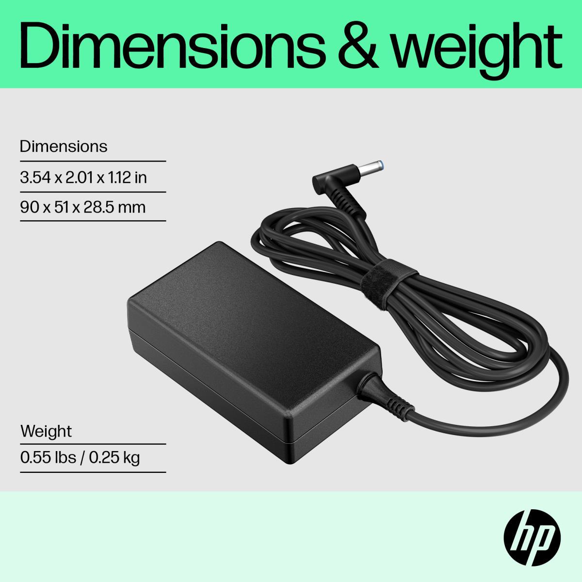 HP Smart AC Adapter 65W (H6Y89AA) Uk