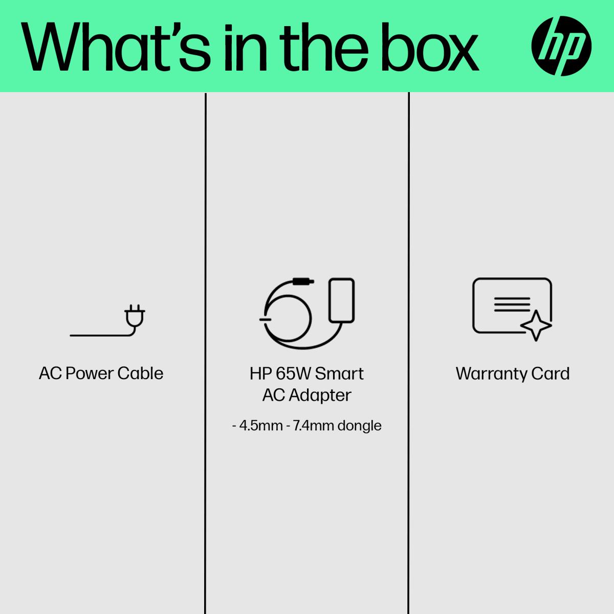 HP Smart AC Adapter 65W (H6Y89AA) Uk