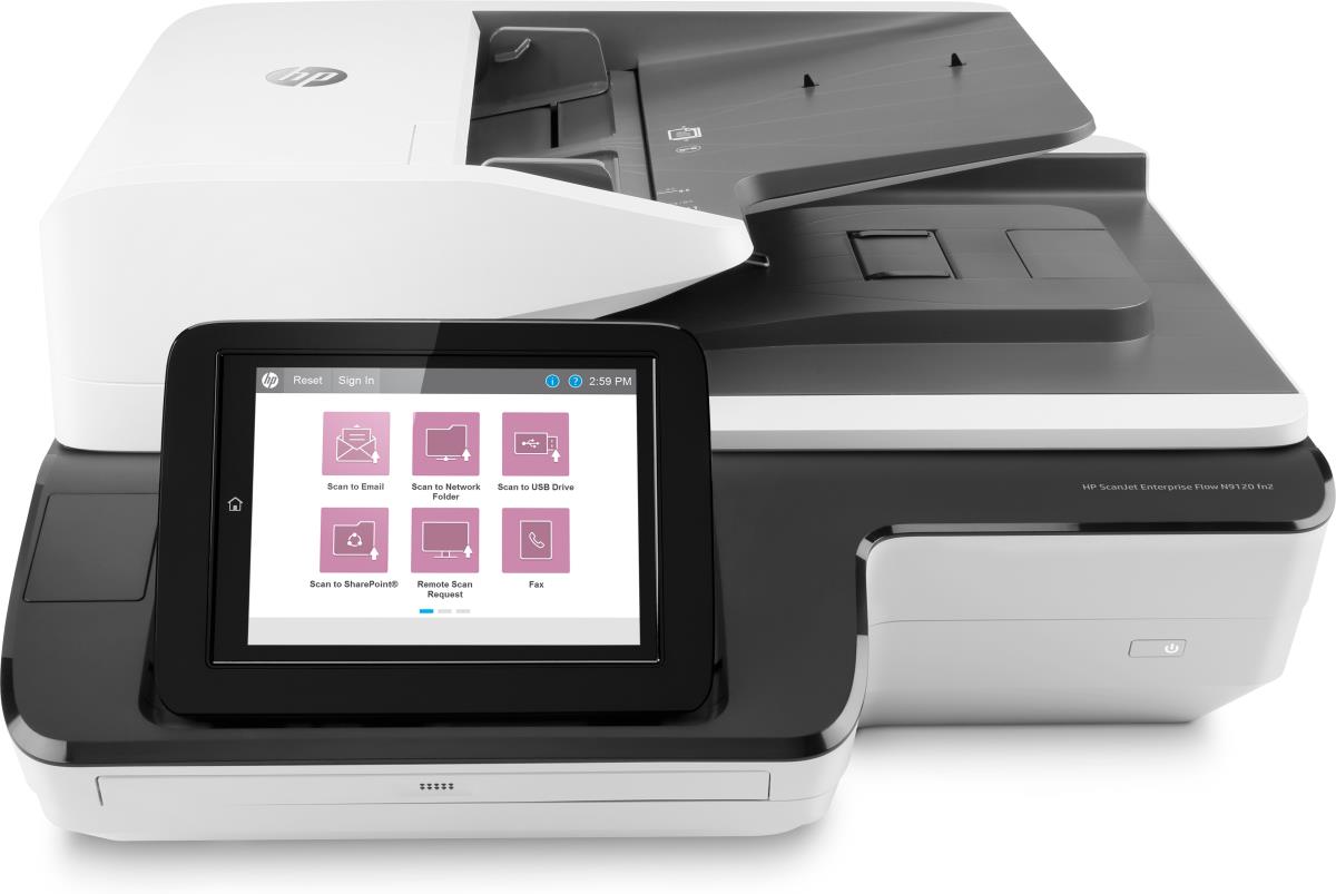 HP ScanJet Enterprise Flow N9120 fn2 Document Flatbed Scanner USB / Ethernet