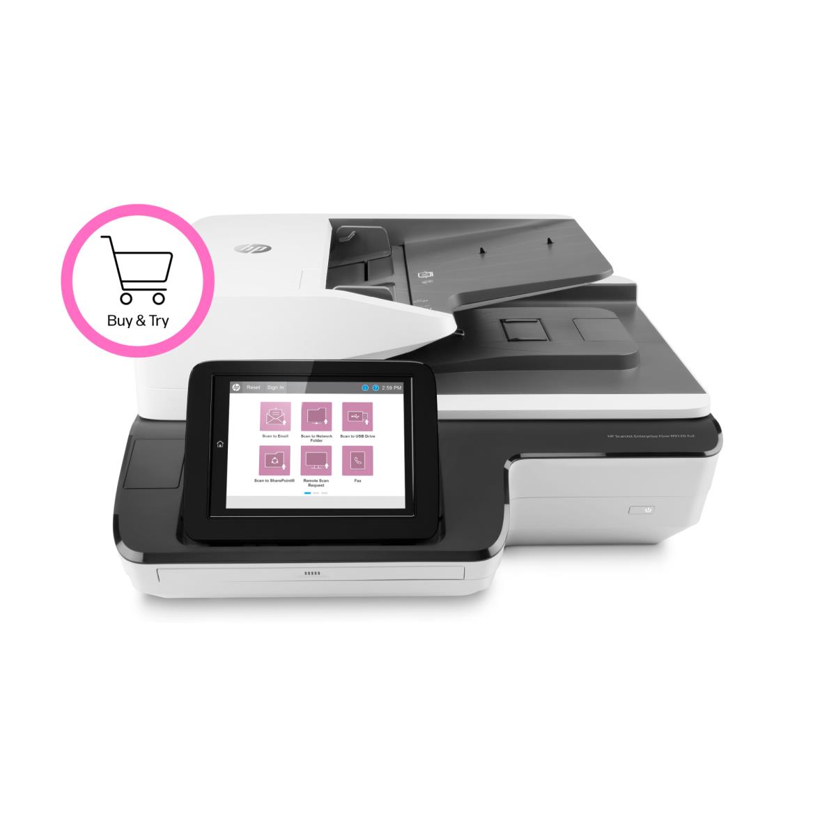 HP ScanJet Enterprise Flow N9120 fn2 Document Flatbed Scanner USB / Ethernet