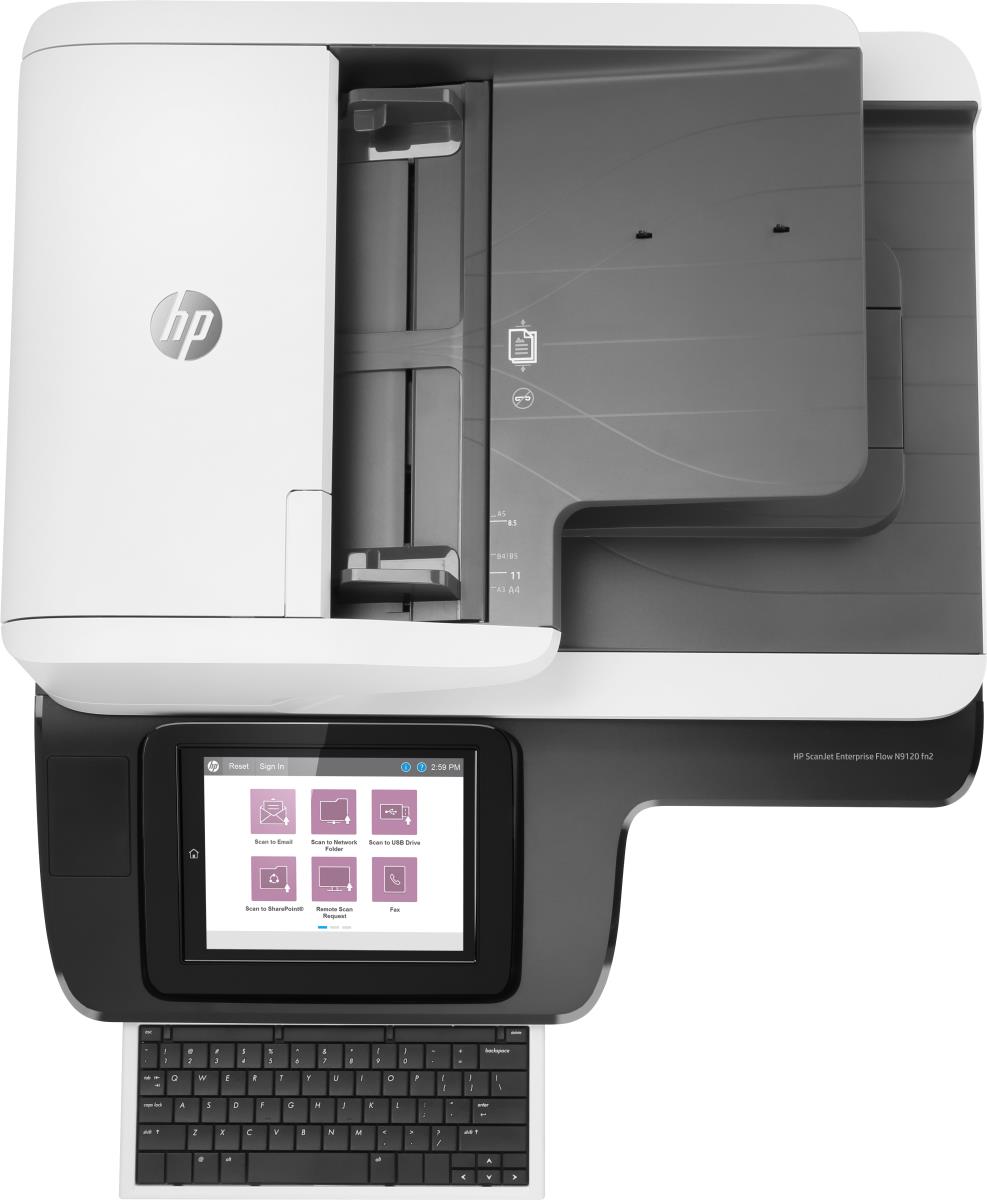 HP ScanJet Enterprise Flow N9120 fn2 Document Flatbed Scanner USB / Ethernet