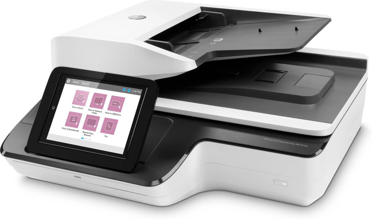 HP ScanJet Enterprise Flow N9120 fn2 Document Flatbed Scanner USB / Ethernet