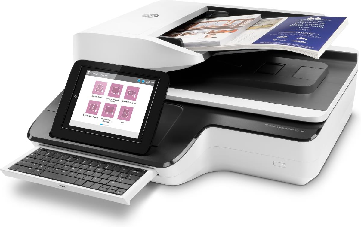 HP ScanJet Enterprise Flow N9120 fn2 Document Flatbed Scanner USB / Ethernet