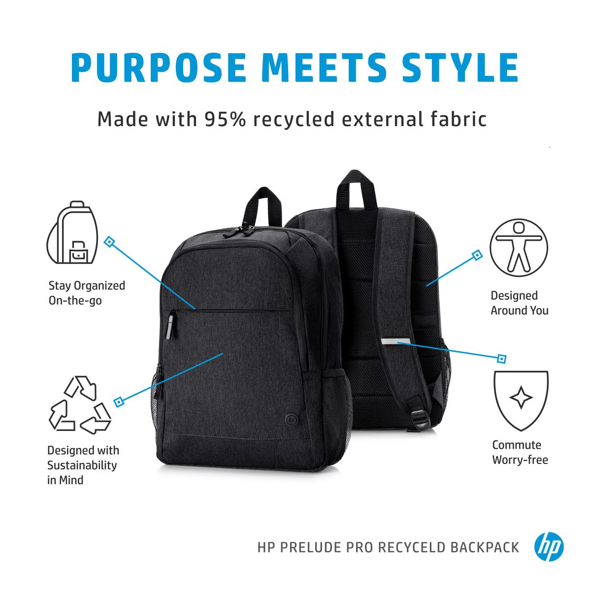 HP Prelude Pro Recycled - 15.6in Notebook Backpack