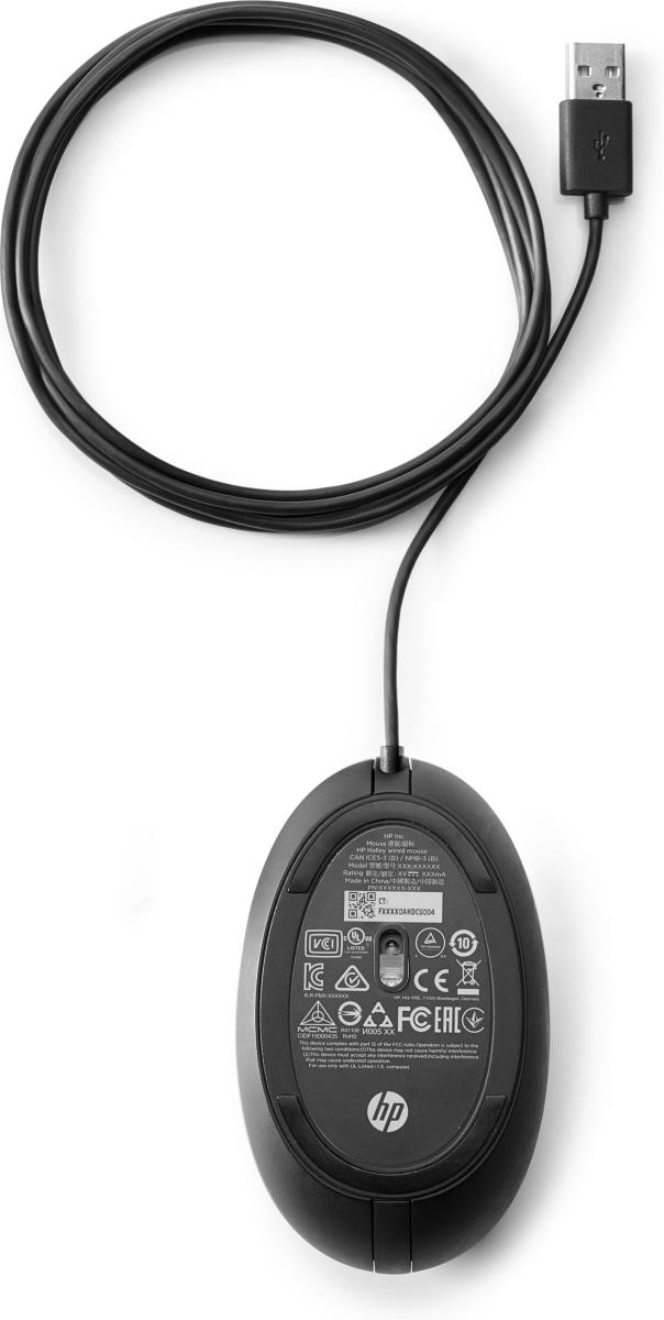 HP Wired Scroll Mouse - 320M - USB - Optical