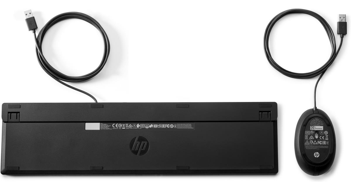 HP Wired Desktop 320MK Keyboard and Mouse - Qwerty Int'l
