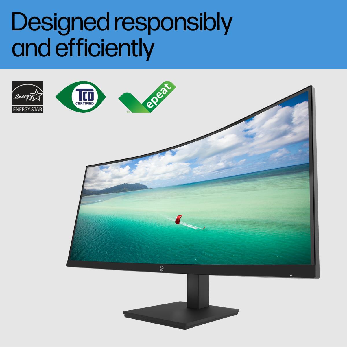 HP Curved Monitor - P34hc G4 - 34in - 3440x1440 (WQHD)