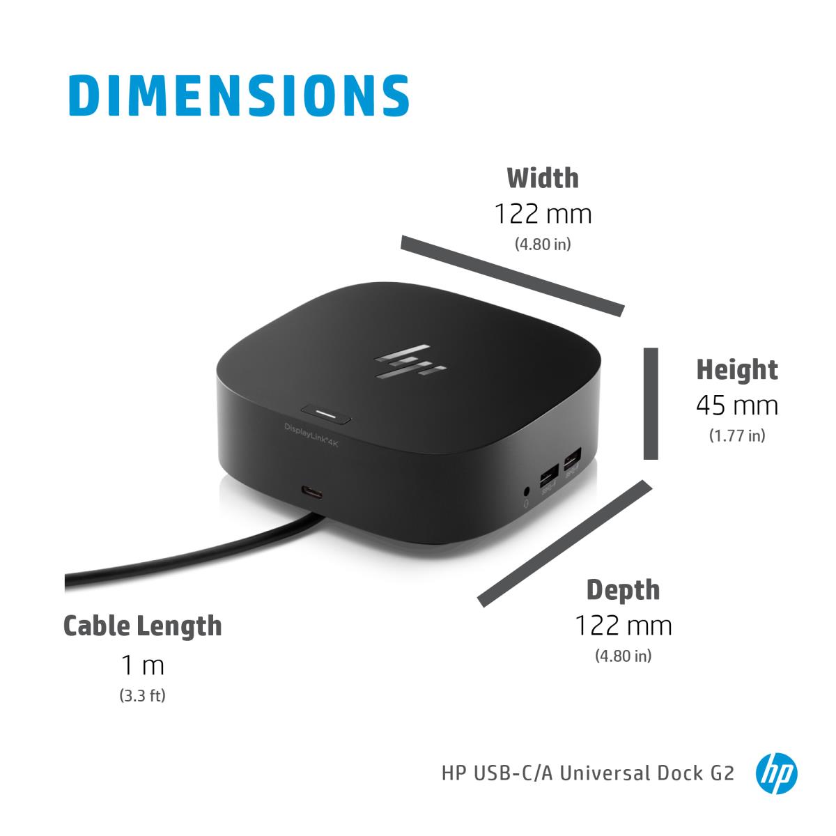 HP Docking Station USB-C G5 - Black