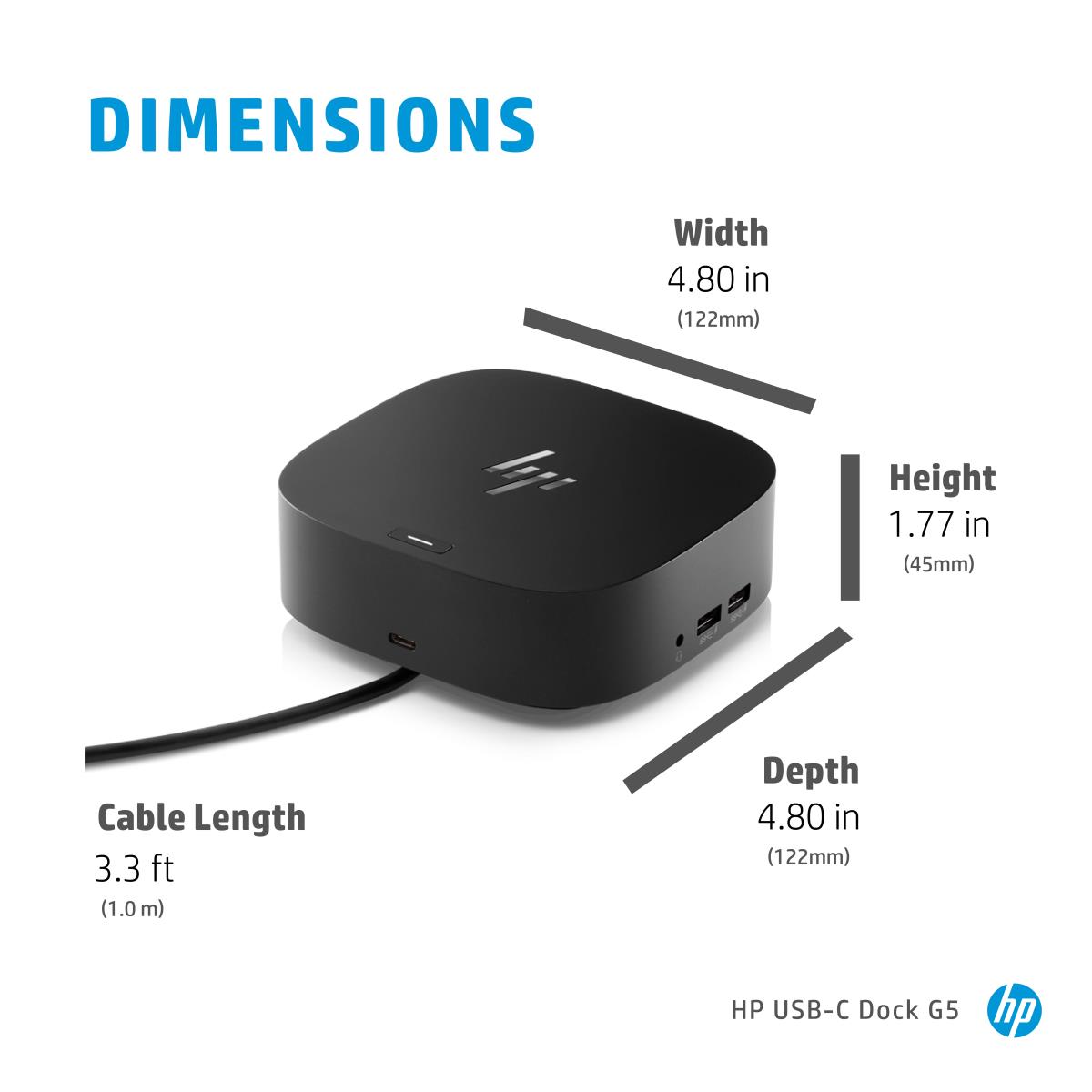 HP Docking Station USB-C G5 - Black
