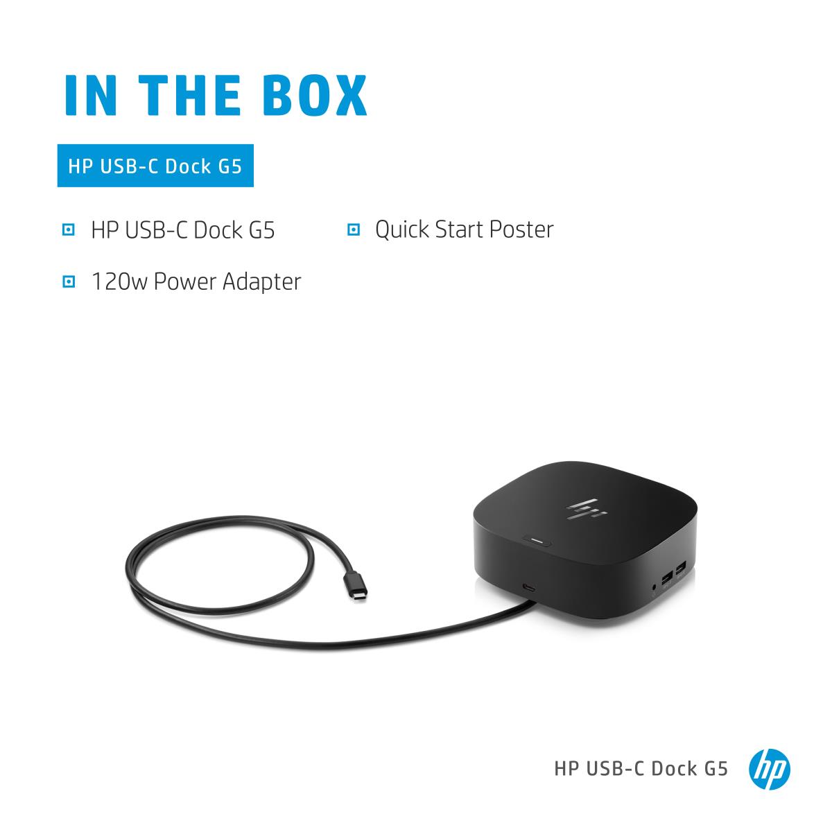HP Docking Station USB-C G5 - Black