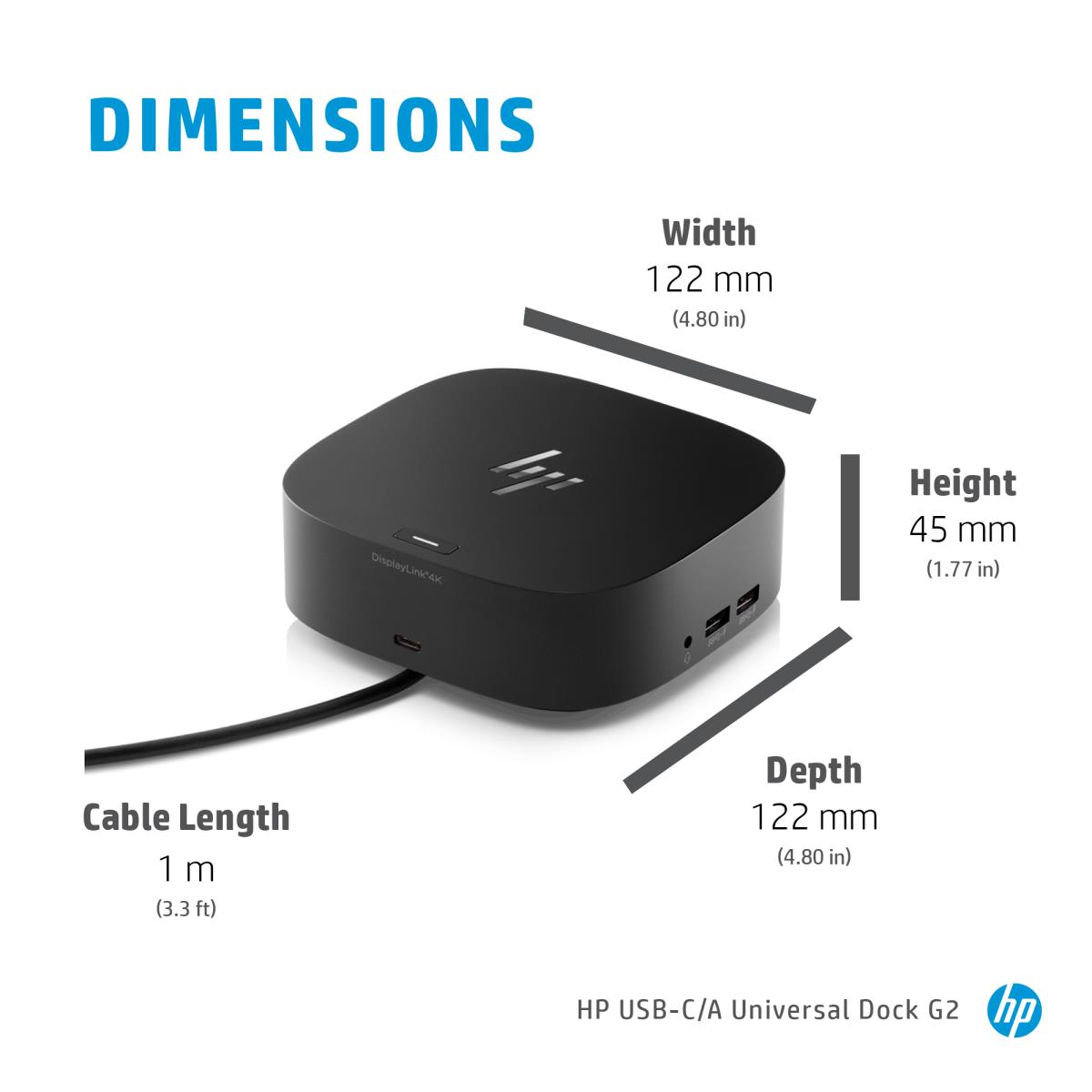 HP Docking Station USB-C G5 - Black