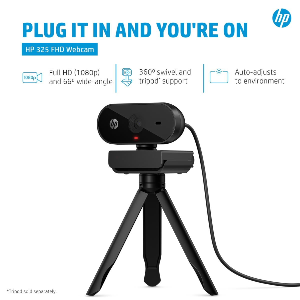 HP Webcam 325 FHD - USB-A