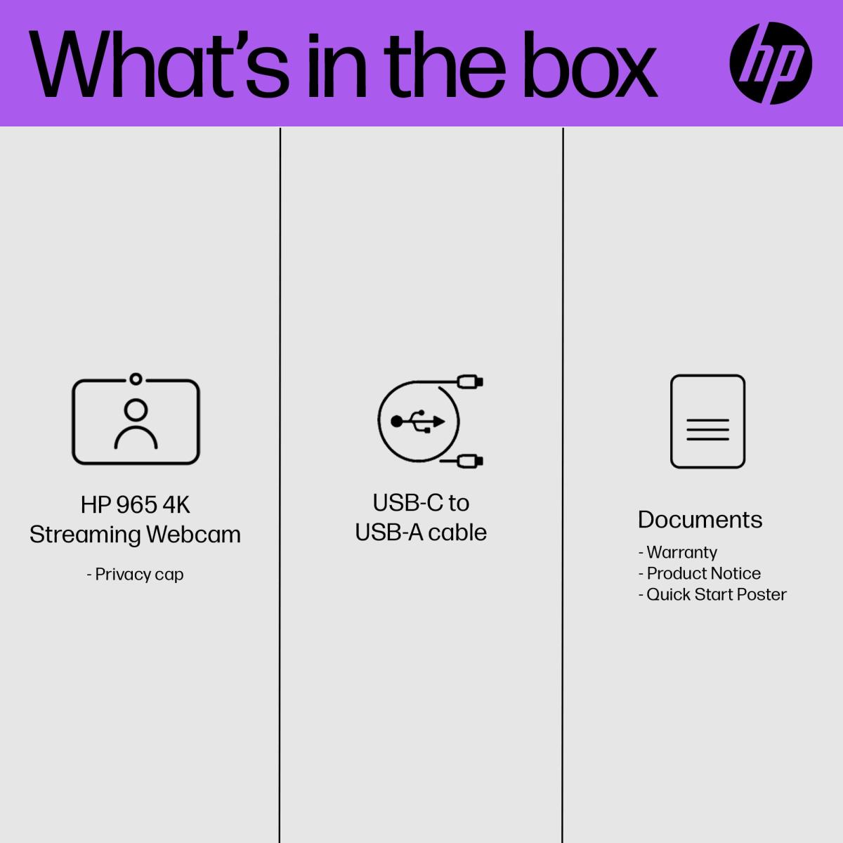 HP Webcam 325 FHD - USB-A