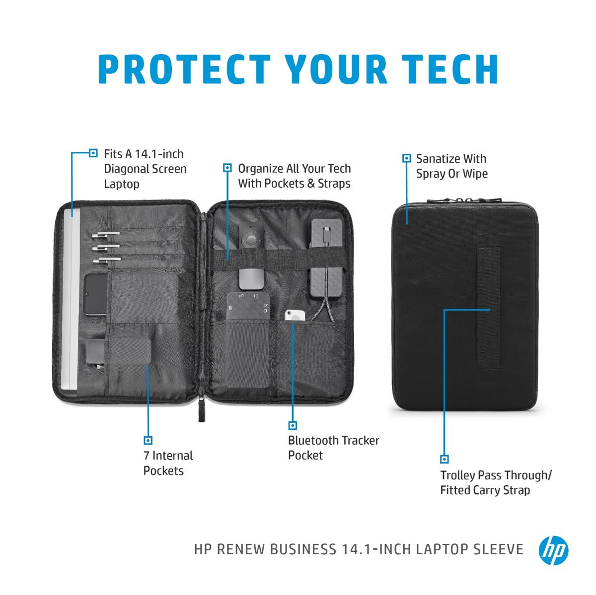HP Renew Business - 14.1in Notebook Sleeve
