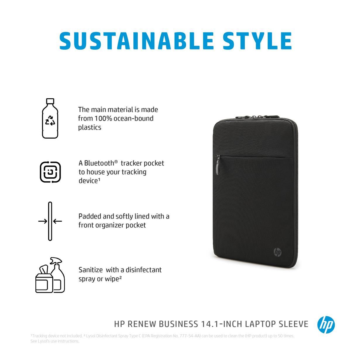 HP Renew Business - 14.1in Notebook Sleeve