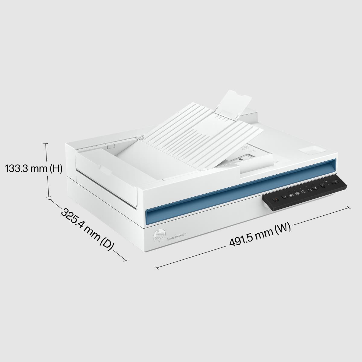 HP ScanJet Pro 3600 f1 Flatbed Scanner - USB