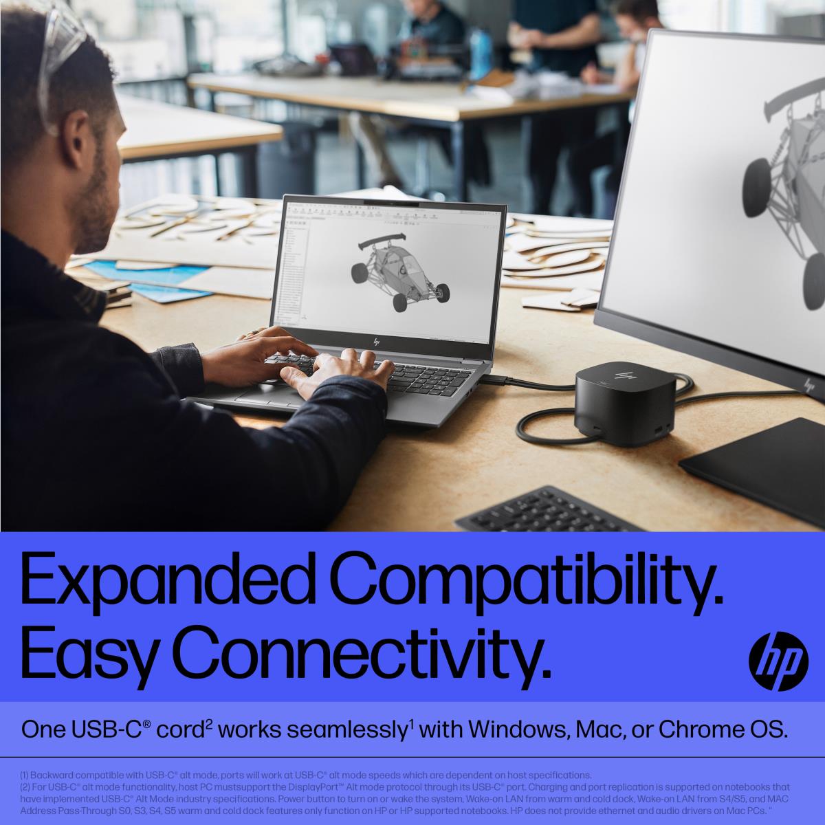 HP Docking Station Thunderbolt G4 - 280W - Combo Cable