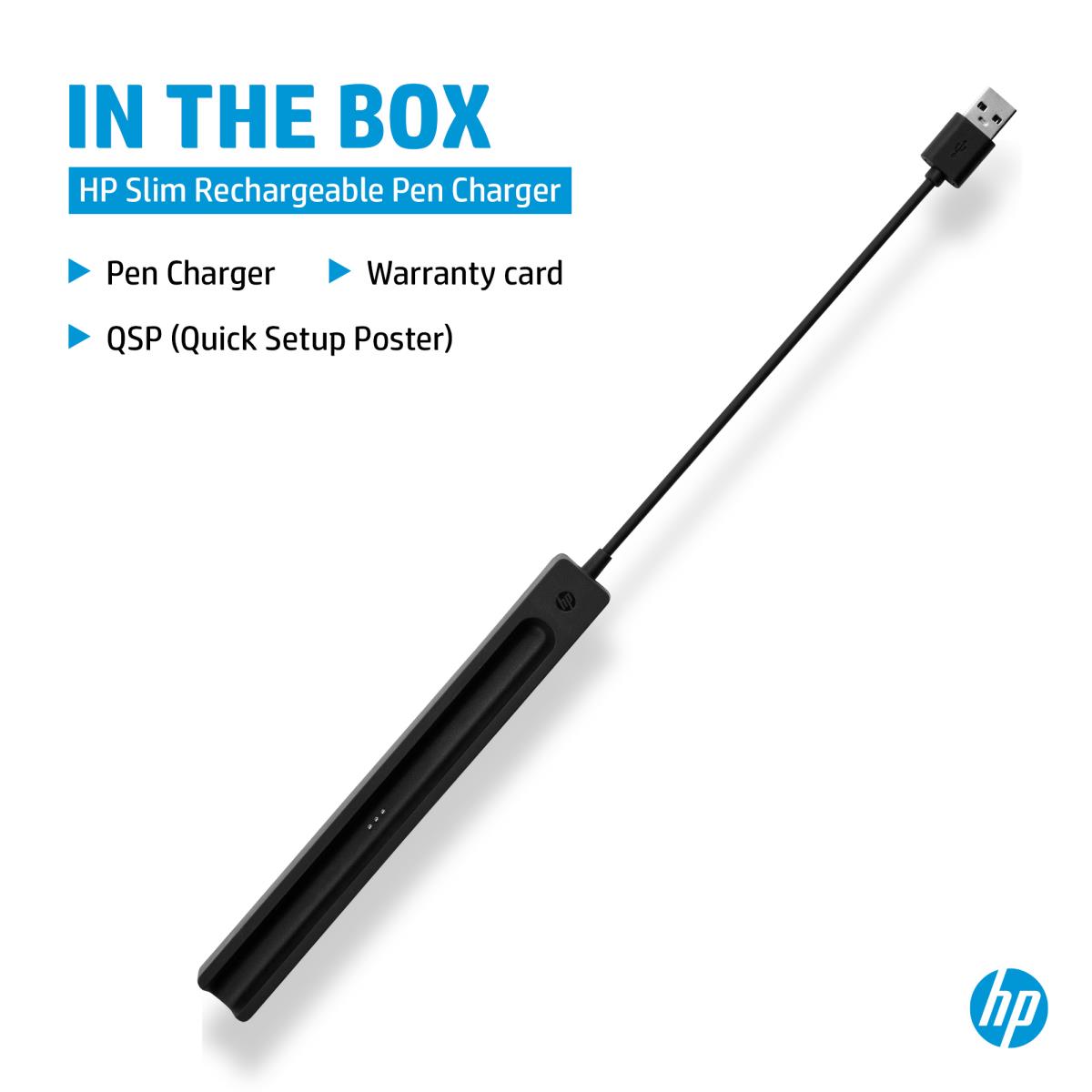HP Rechargeable Slim Pen Charger