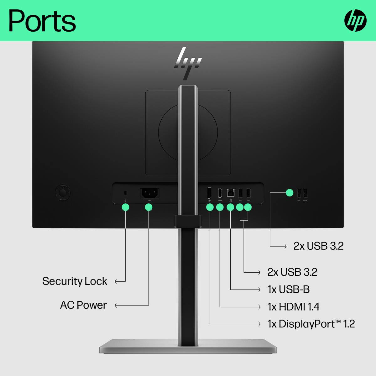 HP Desktop Monitor - E22 G5 - 22in - 1920x1080 (FHD) - IPS