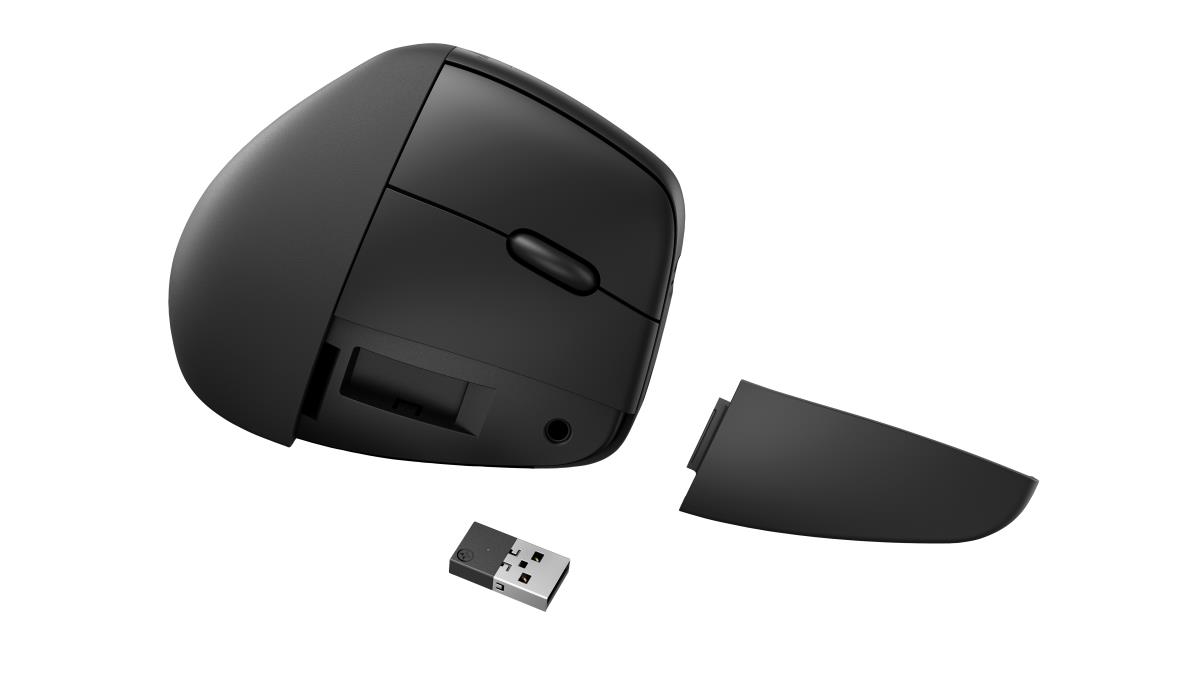 HP Wireless Ergonomic Vertical Mouse - 925 - Black