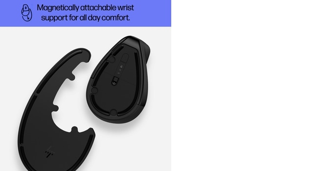 HP Wireless Ergonomic Vertical Mouse - 925 - Black