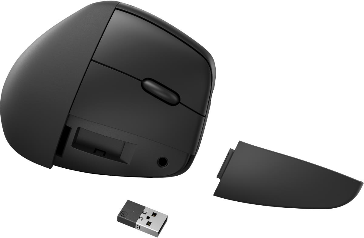 HP Wireless Ergonomic Vertical Mouse - 925 - Black